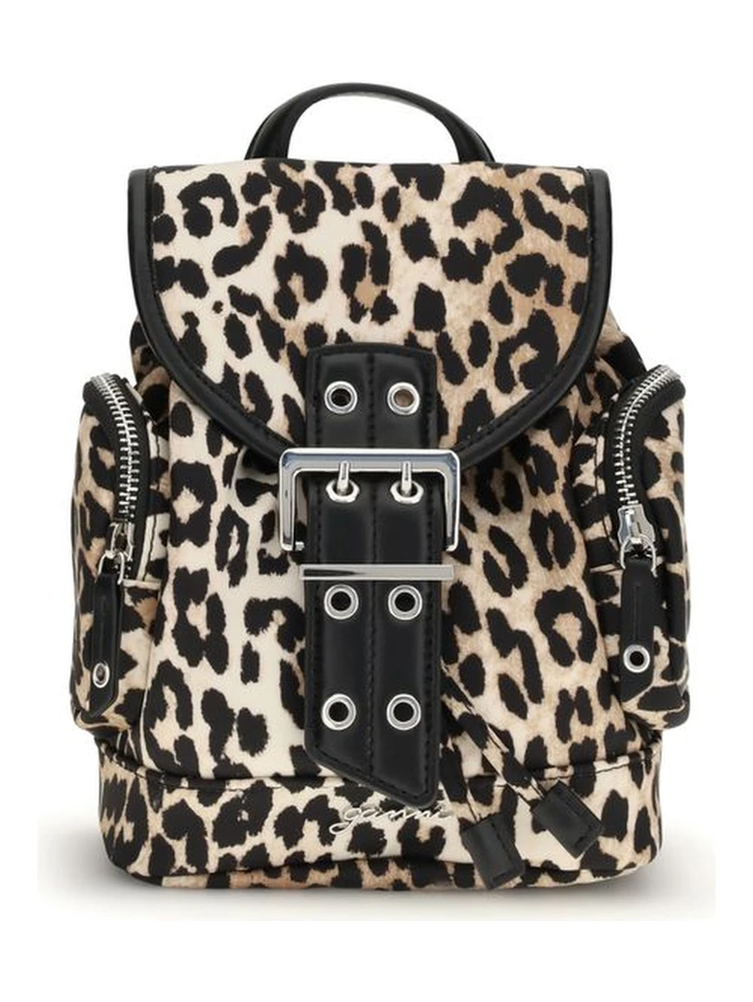 Multicolor Recycled Polyamide Backpack