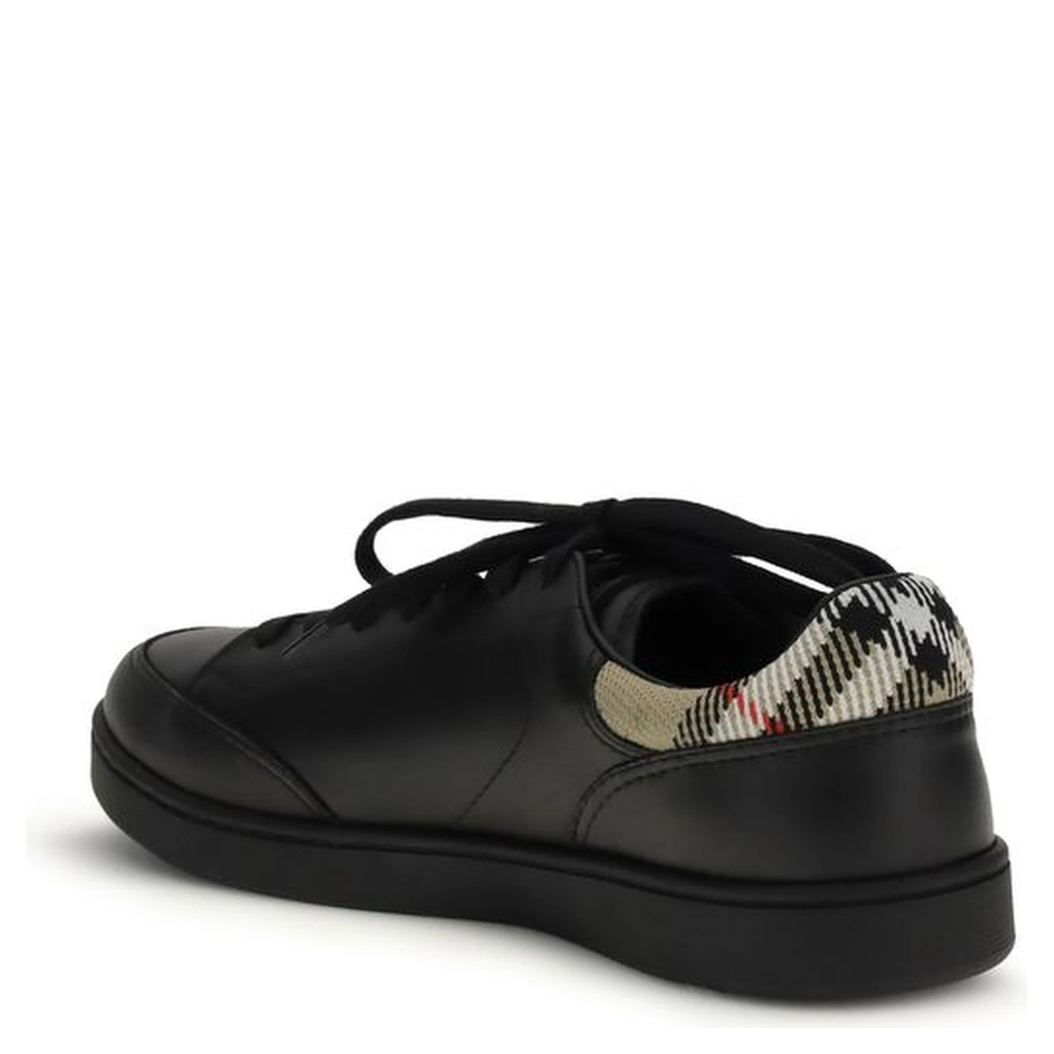 Black Calf Leather Bos Taurus Low Top Sneakers