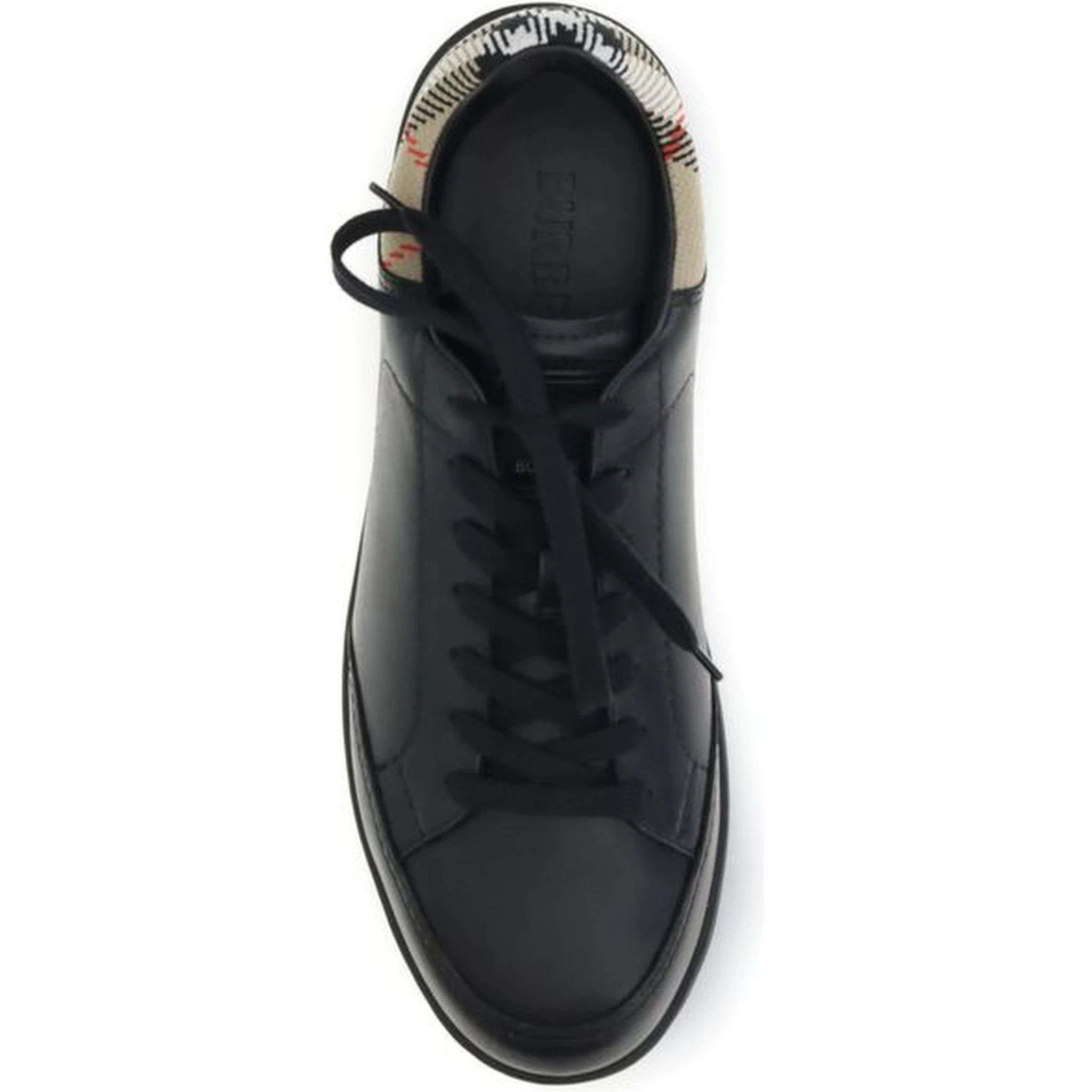 Black Calf Leather Bos Taurus Low Top Sneakers