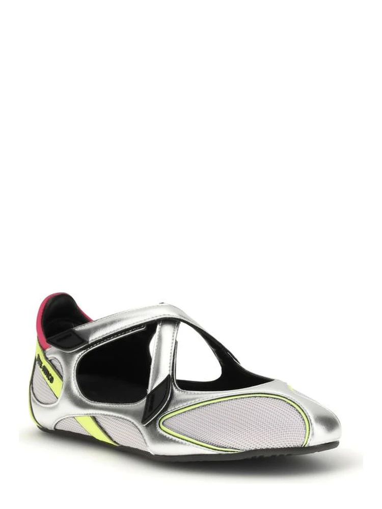Silver Polyurethane Ballet Flats alternative