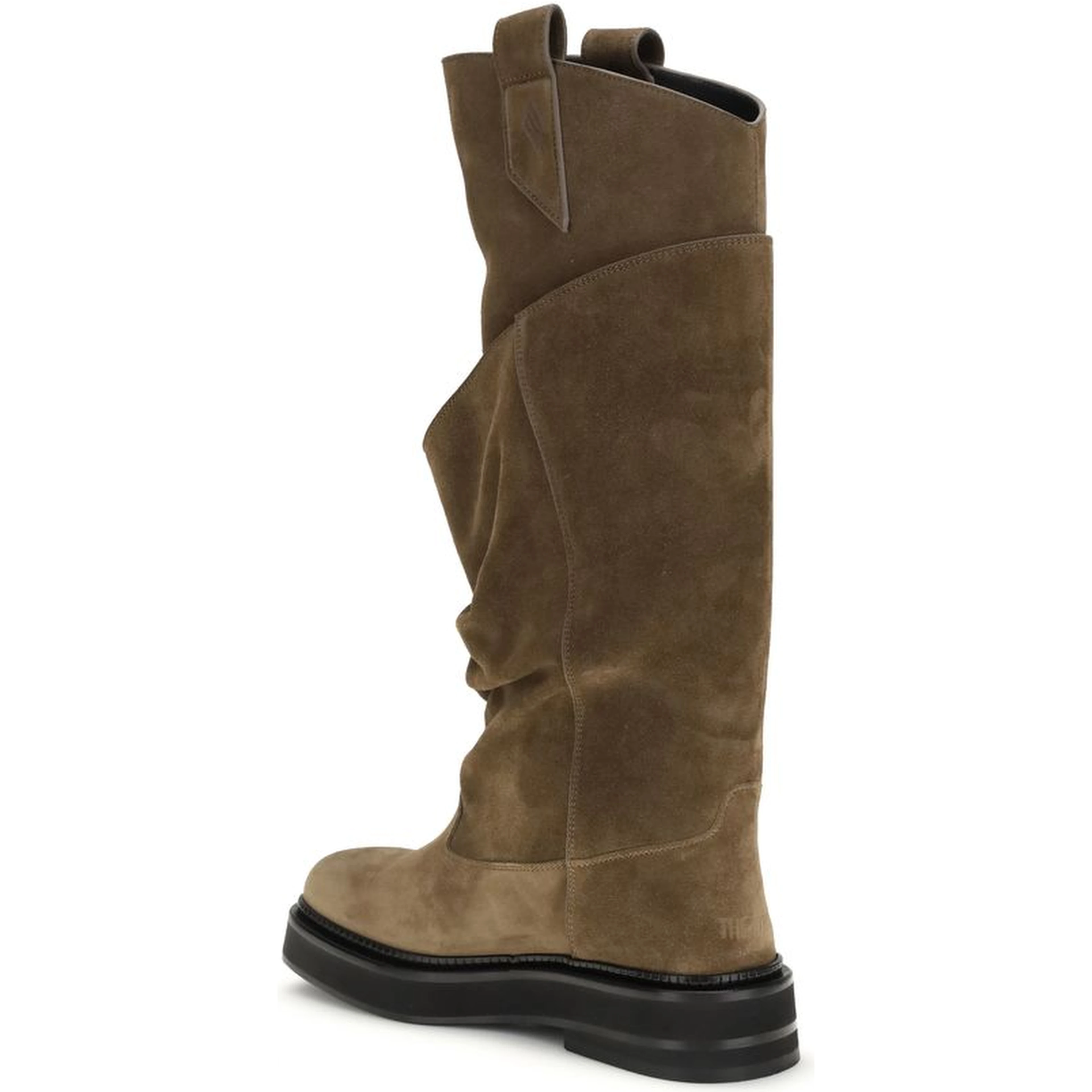 Brown Calf Leather Bos Taurus Lace-Up Boots