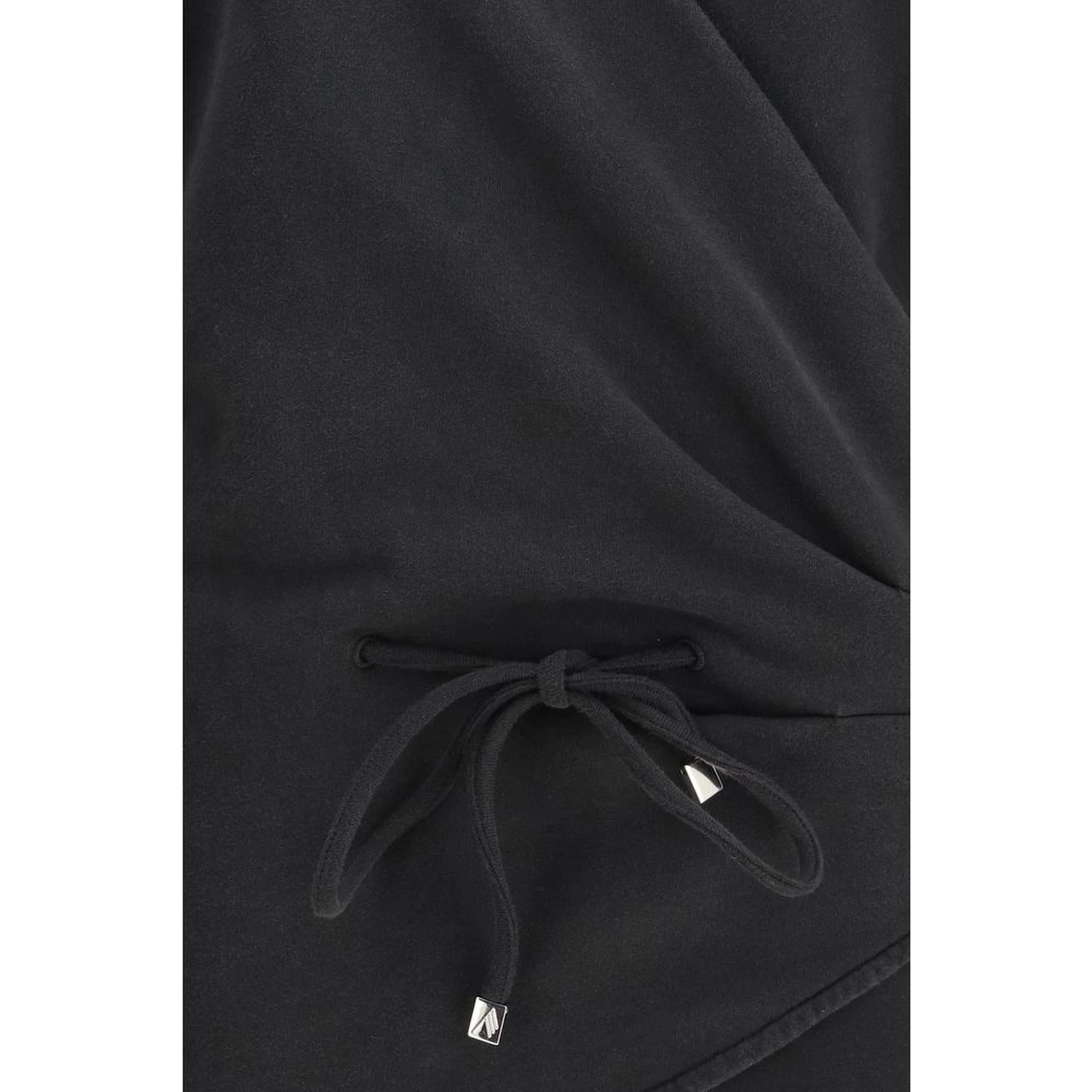 Black Cotton Casual Dress