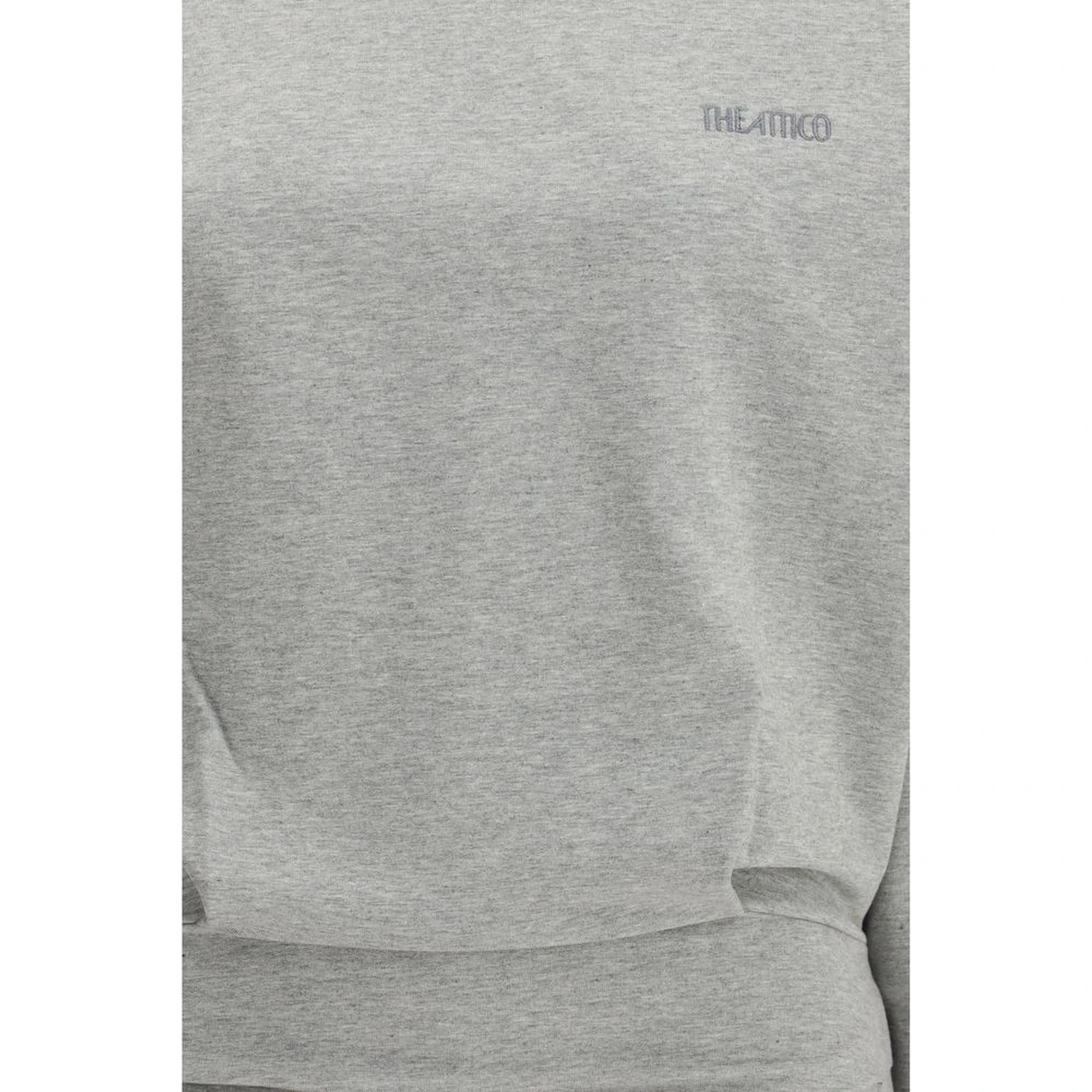 Gray Cotton Casual Dress