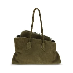 Bicolor Calf Leather Bos Taurus Shoulder Bag