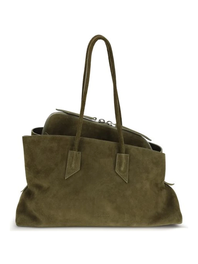 Bicolor Calf Leather Bos Taurus Shoulder Bag