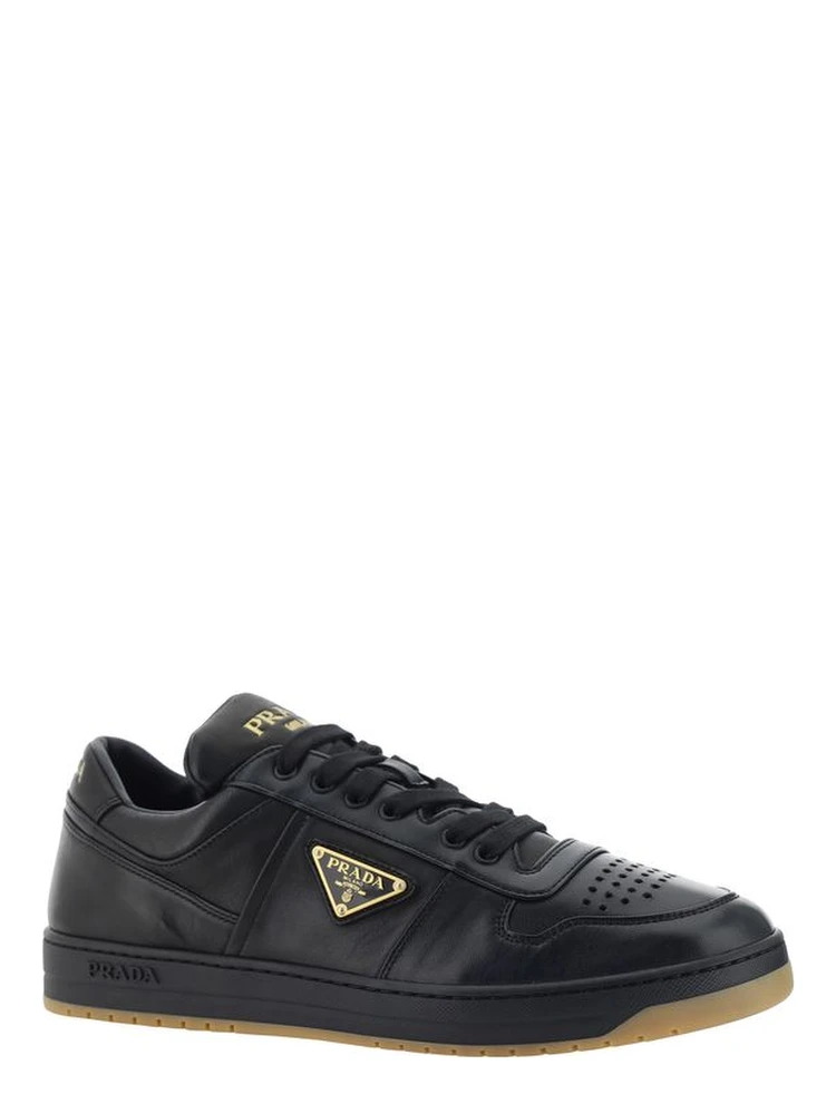 Black Calf Leather Bos Taurus Low Top Sneakers alternative