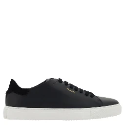 Black Calf Leather Bos Taurus Low Top Sneakers