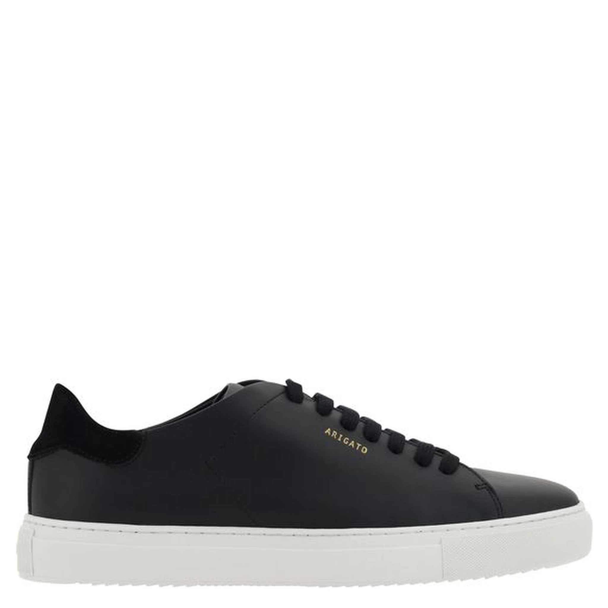 Black Calf Leather Bos Taurus Low Top Sneakers