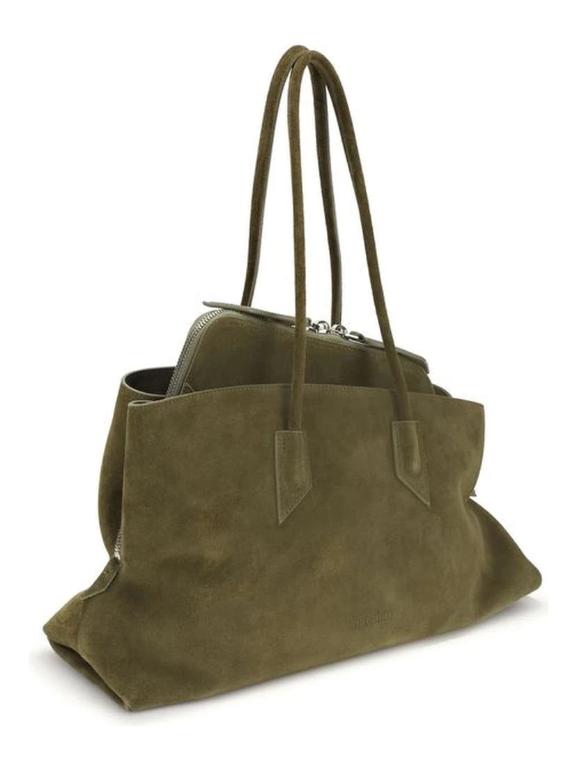 Bicolor Calf Leather Bos Taurus Shoulder Bag