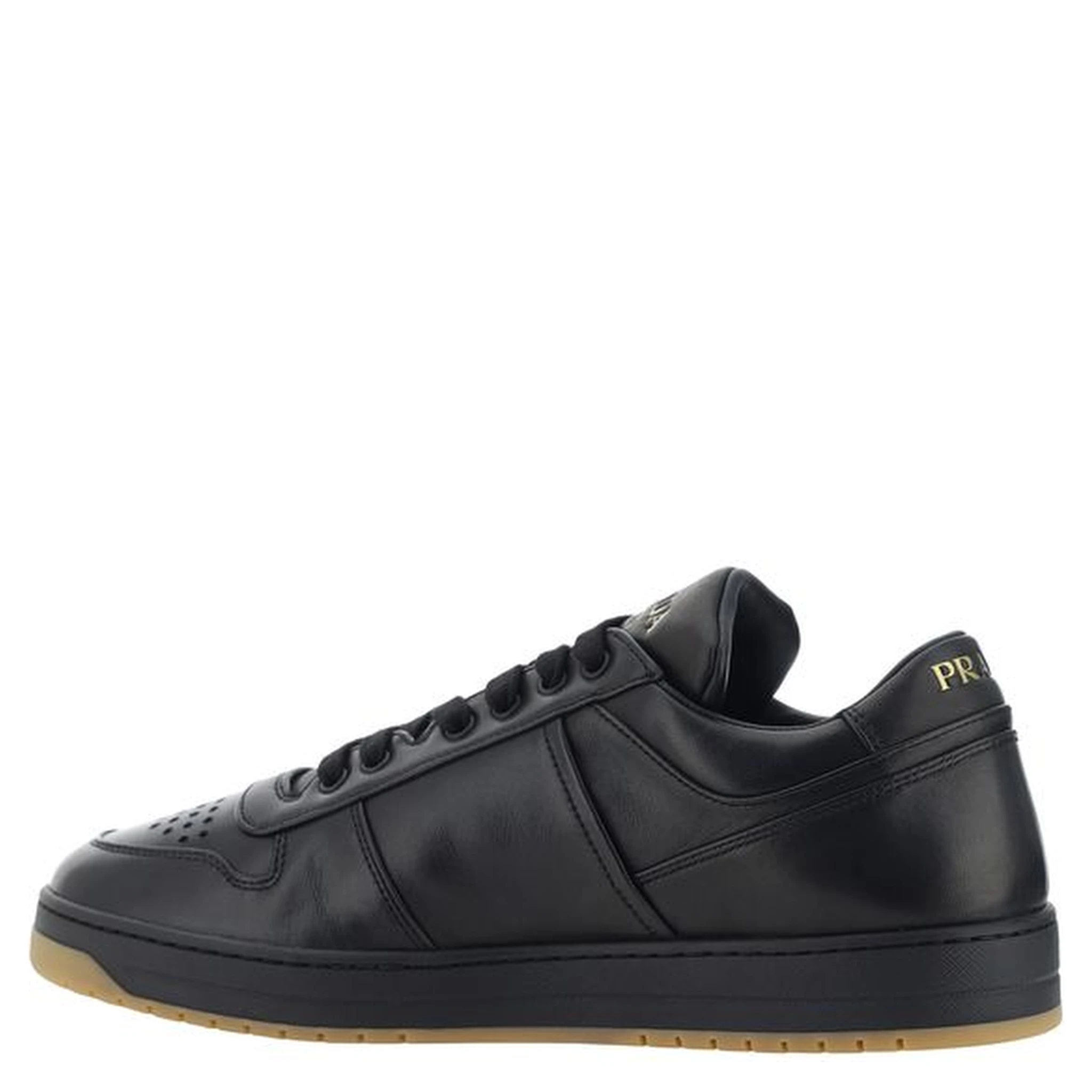 Black Calf Leather Bos Taurus Low Top Sneakers