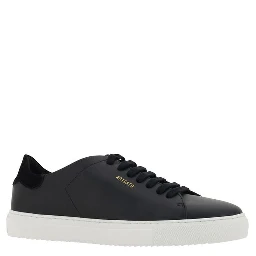 Black Calf Leather Bos Taurus Low Top Sneakers