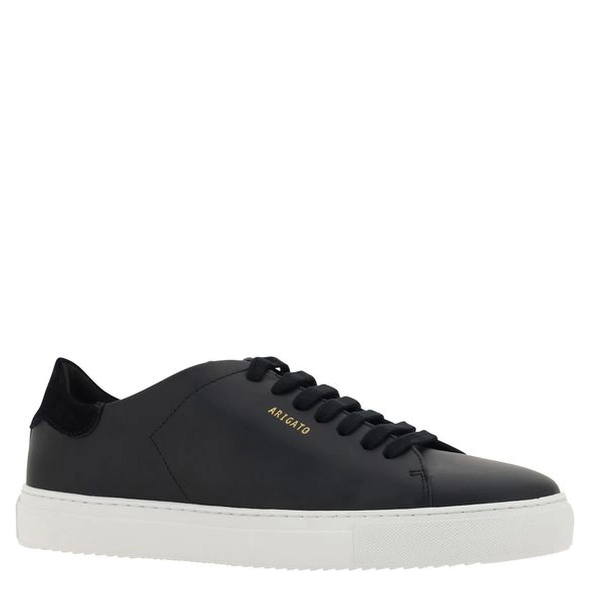 Black Calf Leather Bos Taurus Low Top Sneakers