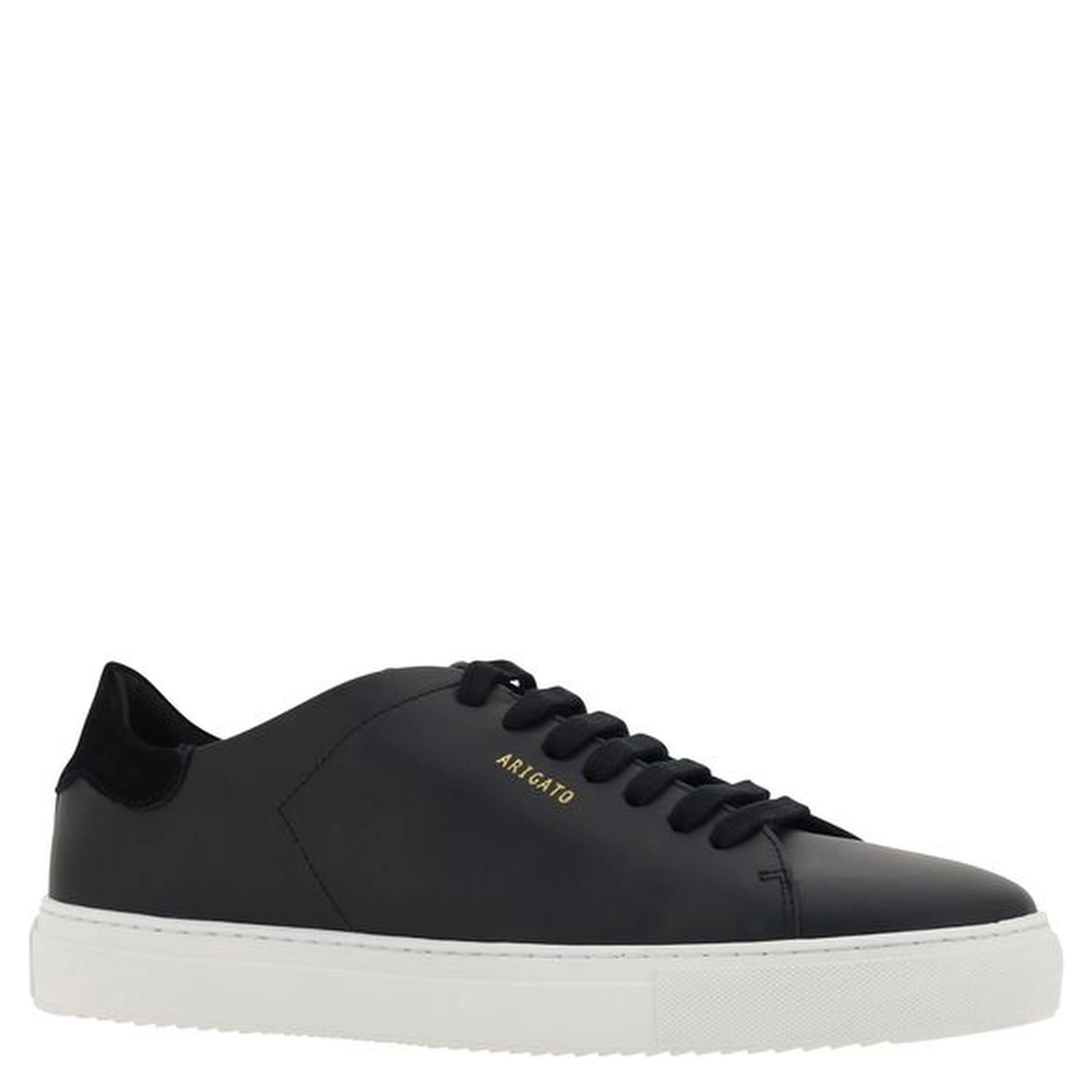 Black Calf Leather Bos Taurus Low Top Sneakers