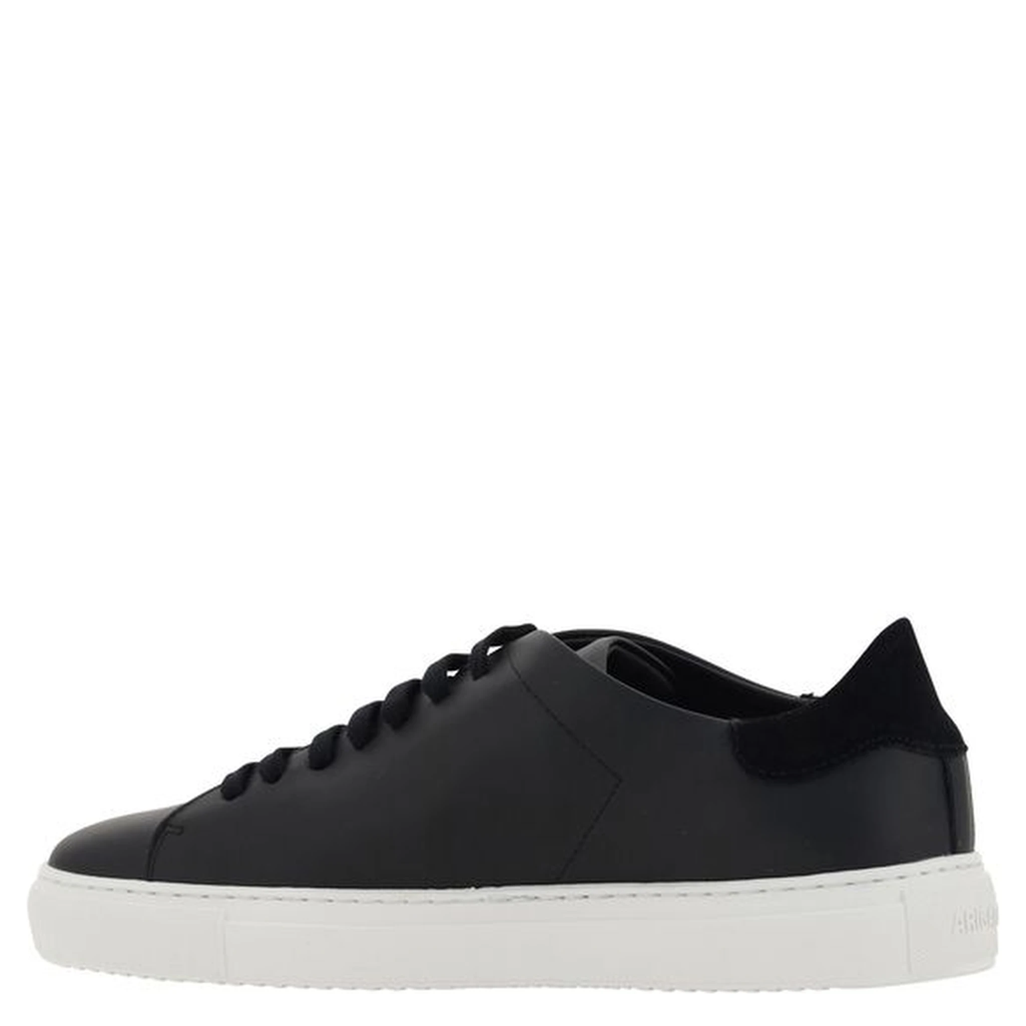 Black Calf Leather Bos Taurus Low Top Sneakers