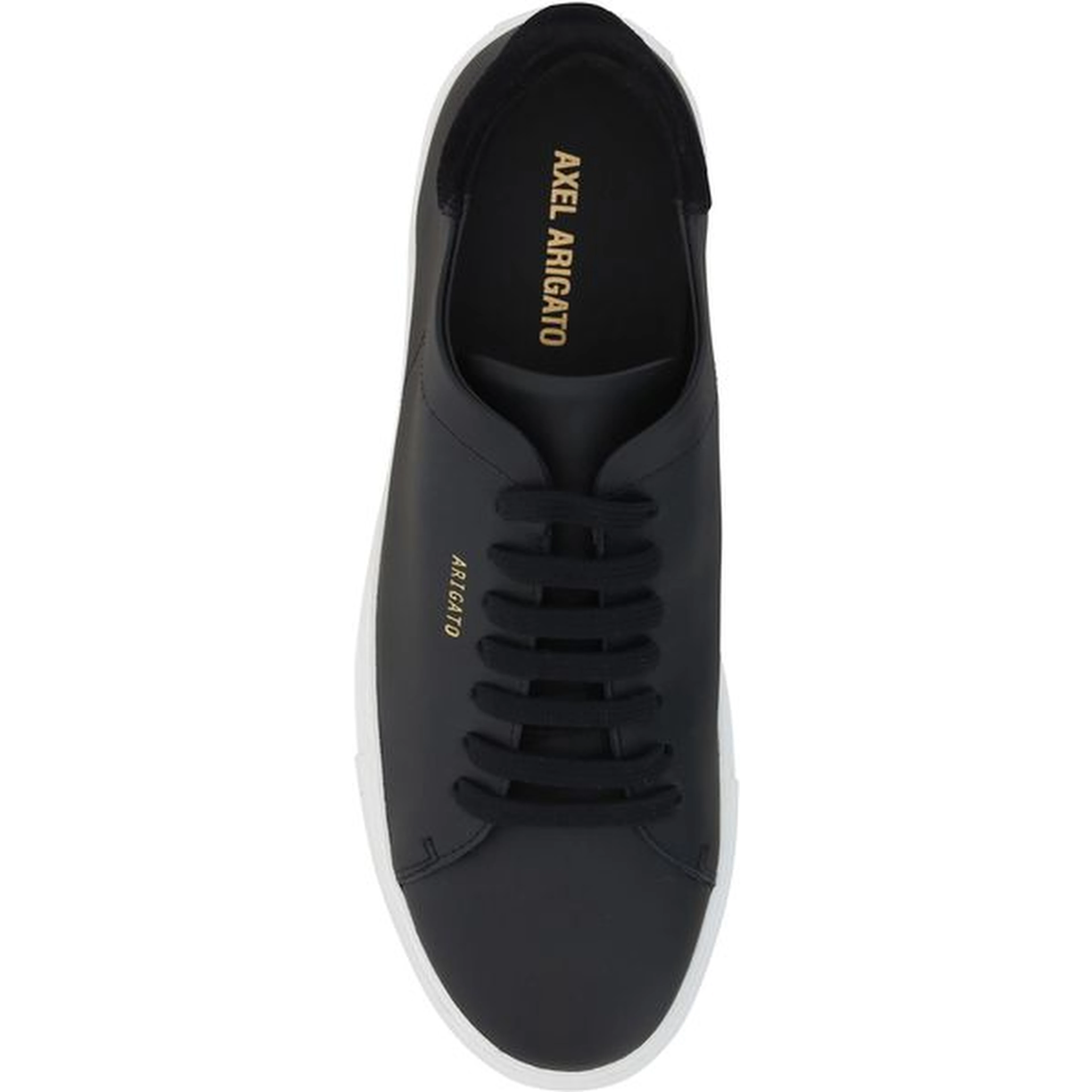 Black Calf Leather Bos Taurus Low Top Sneakers