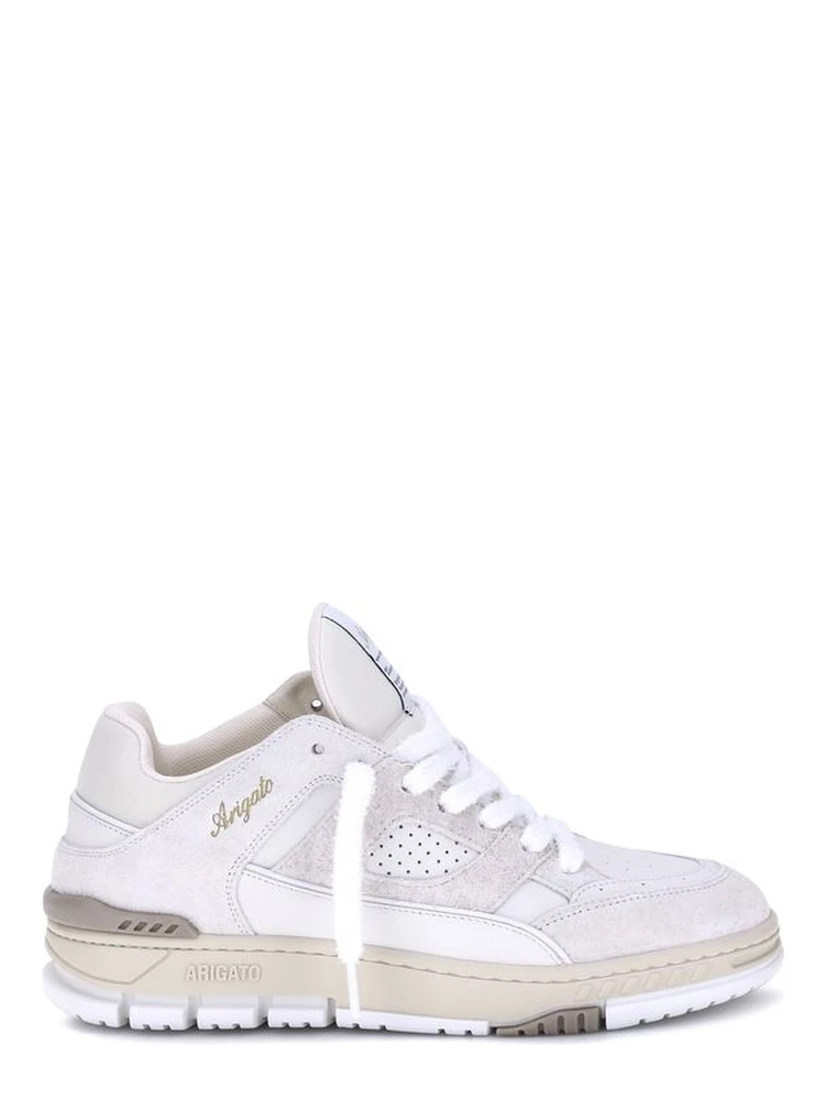 Cream Calf Leather Bos Taurus Sneakers
