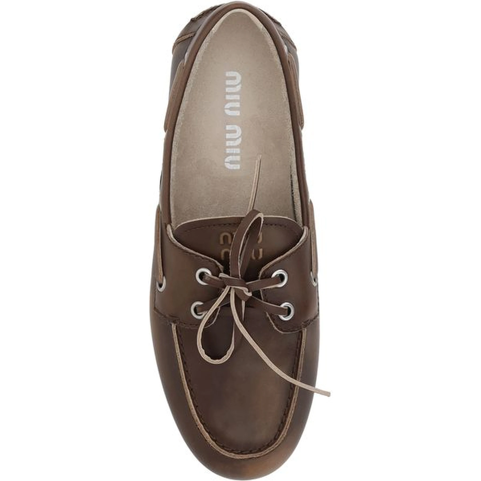 Brown Calf Leather Bos Taurus Slip-On Loafers