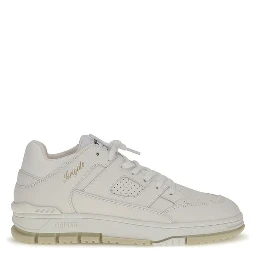 White Calf Leather Bos Taurus Low Top Sneakers