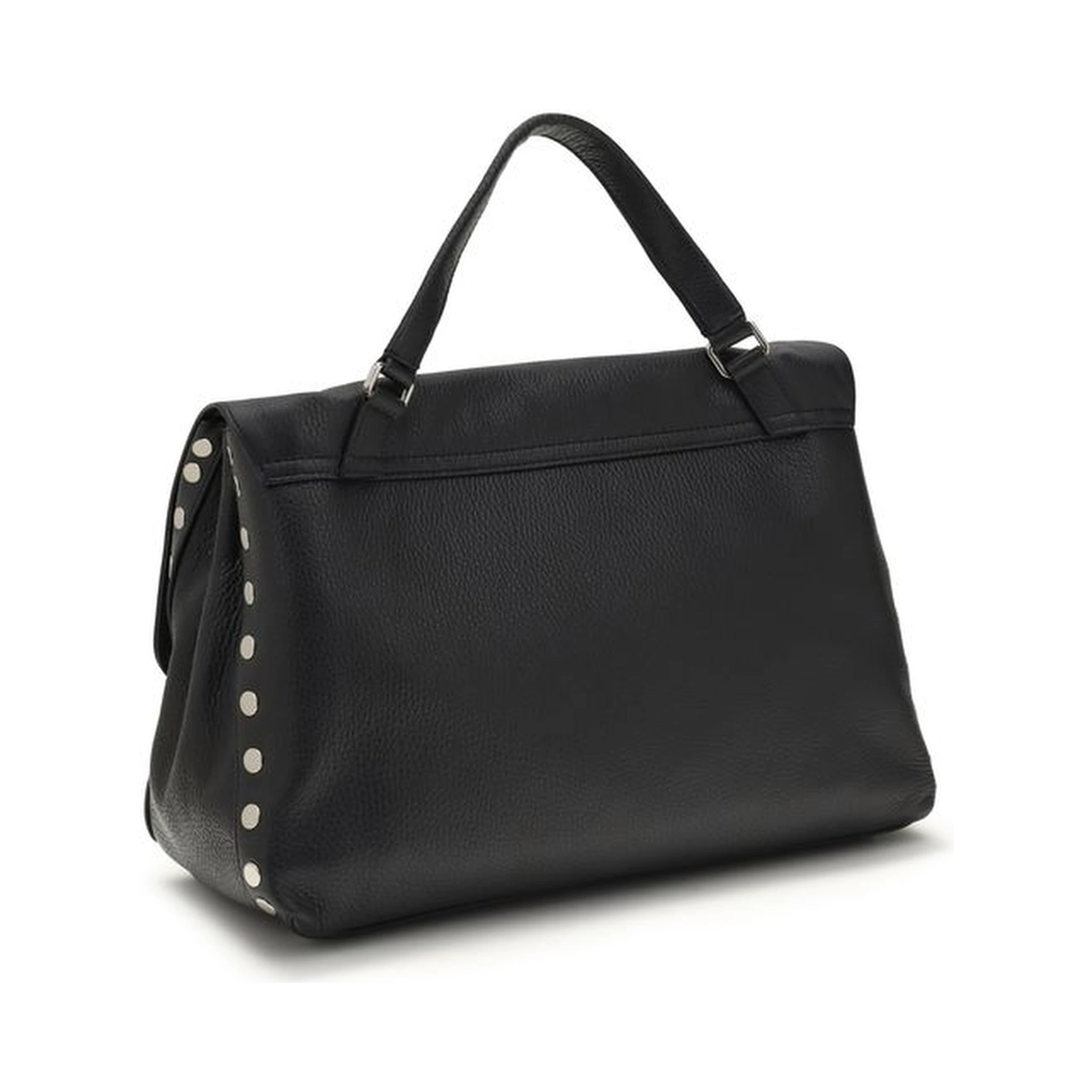 حقيبة كتف بوس توروس من جلد العجل الأزرق