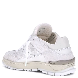 Cream Calf Leather Bos Taurus Sneakers