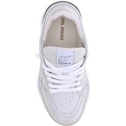 Cream Calf Leather Bos Taurus Sneakers