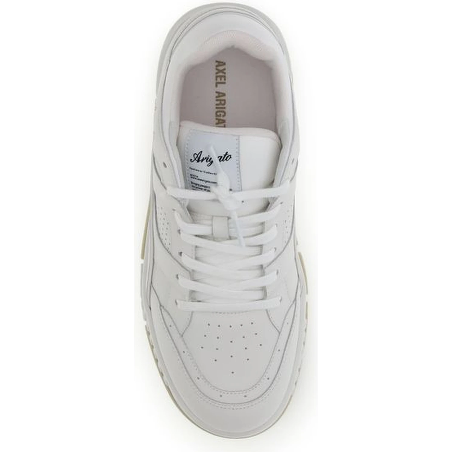 White Calf Leather Bos Taurus Low Top Sneakers