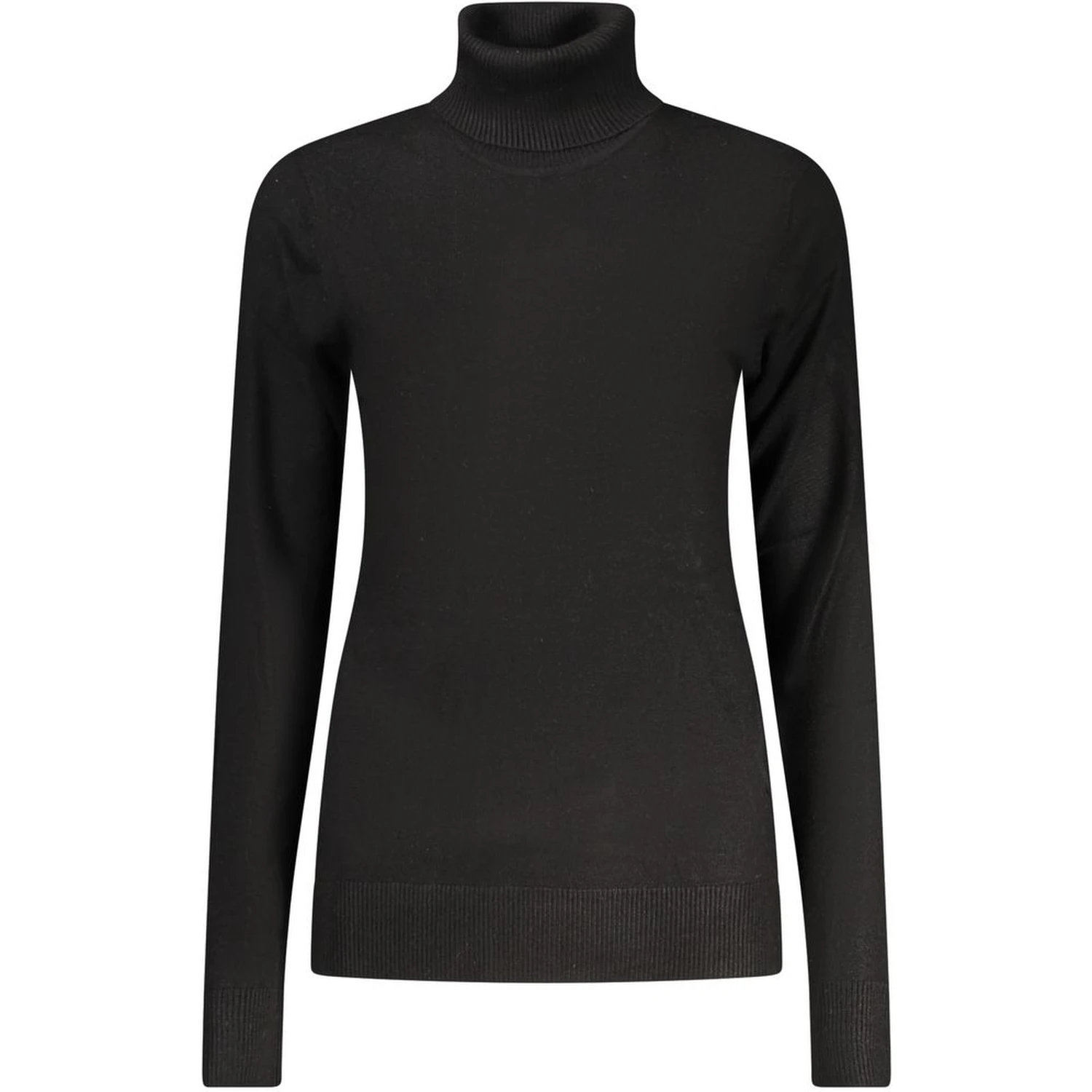 Black Viscose Women Sweater
