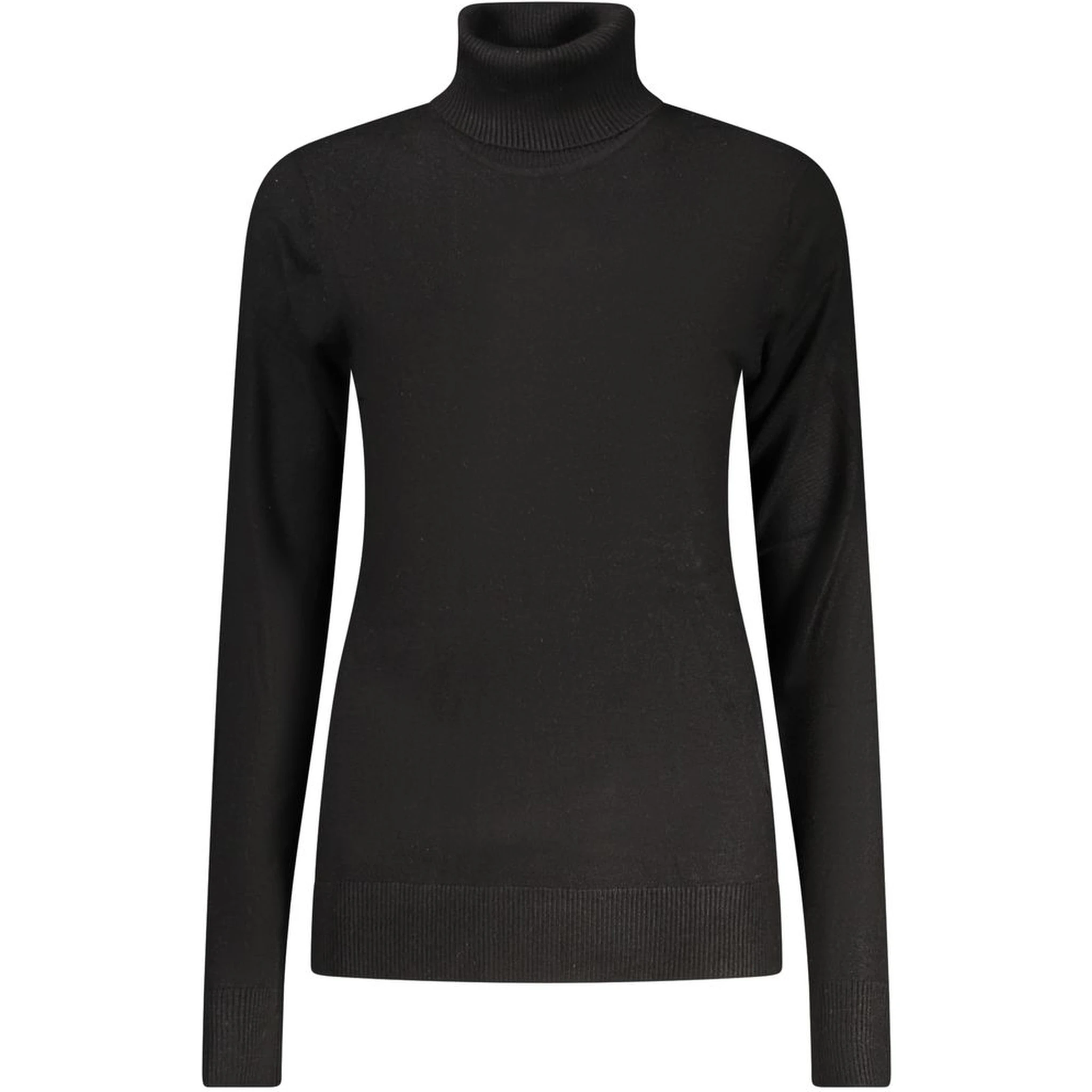 Black Viscose Women Sweater