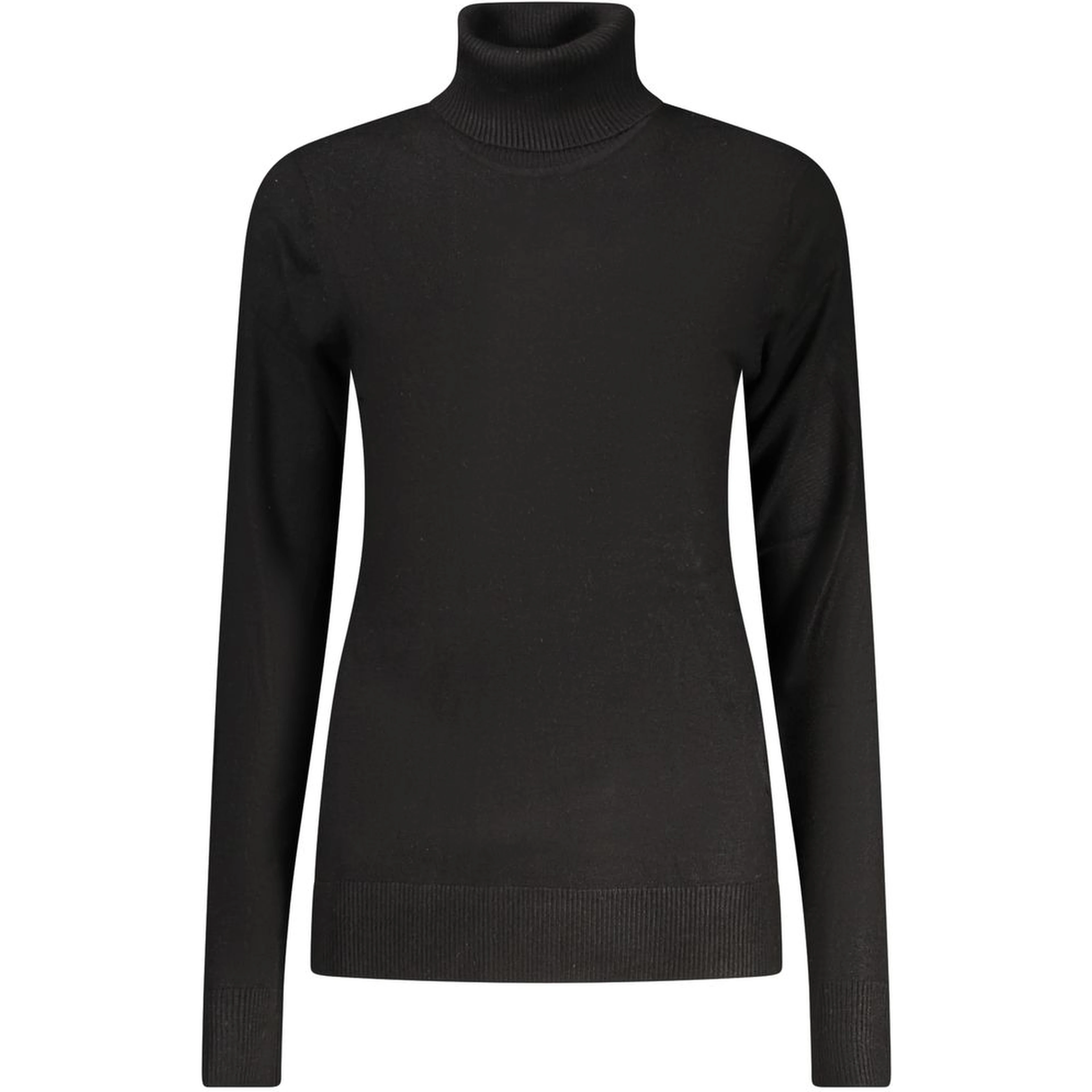 Black Viscose Women Sweater