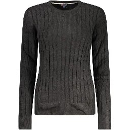 Black Viscose Women's Sweater