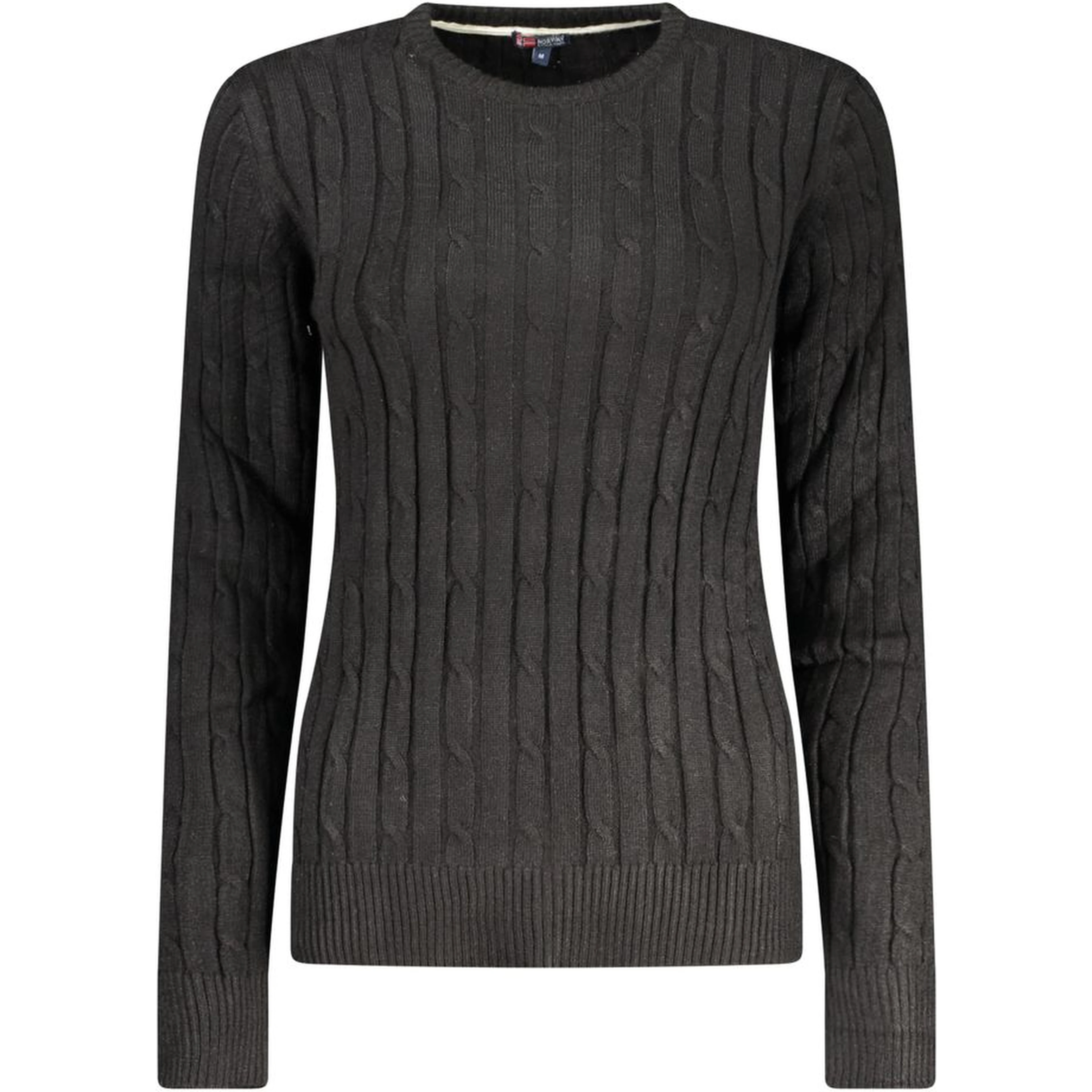 Black Viscose Women's Sweater