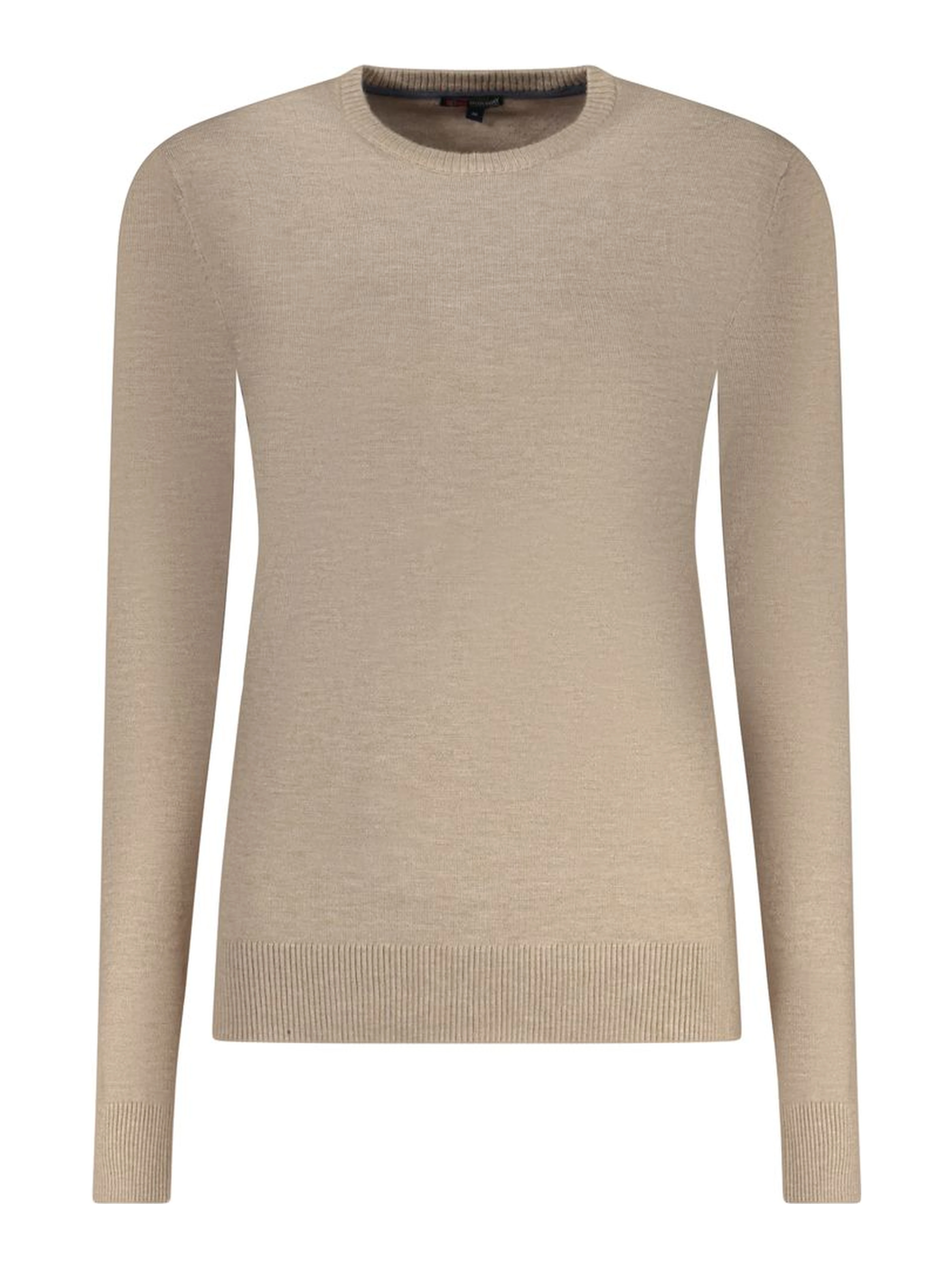 Beige Viscose Women Sweater