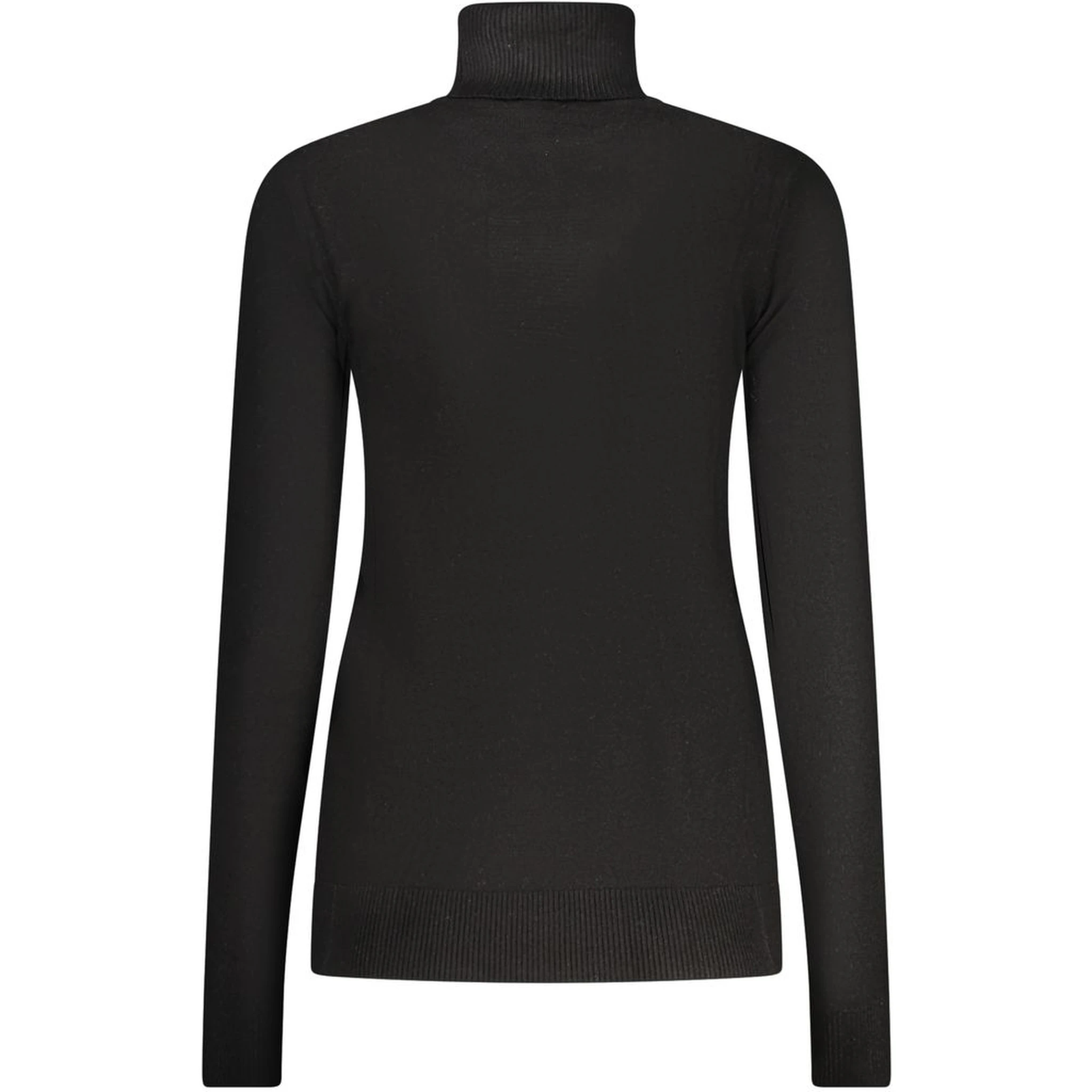 Black Viscose Women Sweater