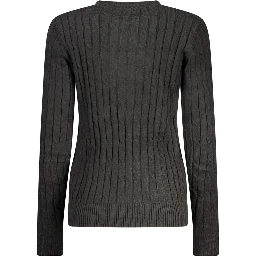 Black Viscose Women's Sweater
