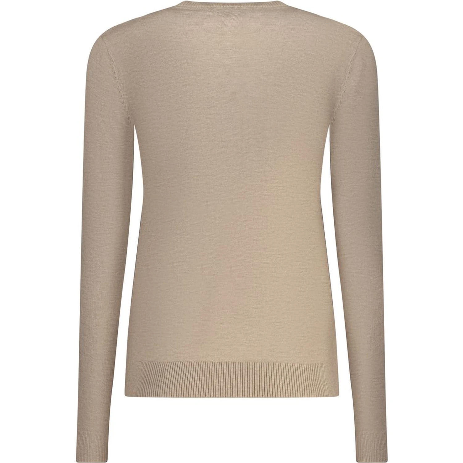 Beige Viscose Women Sweater