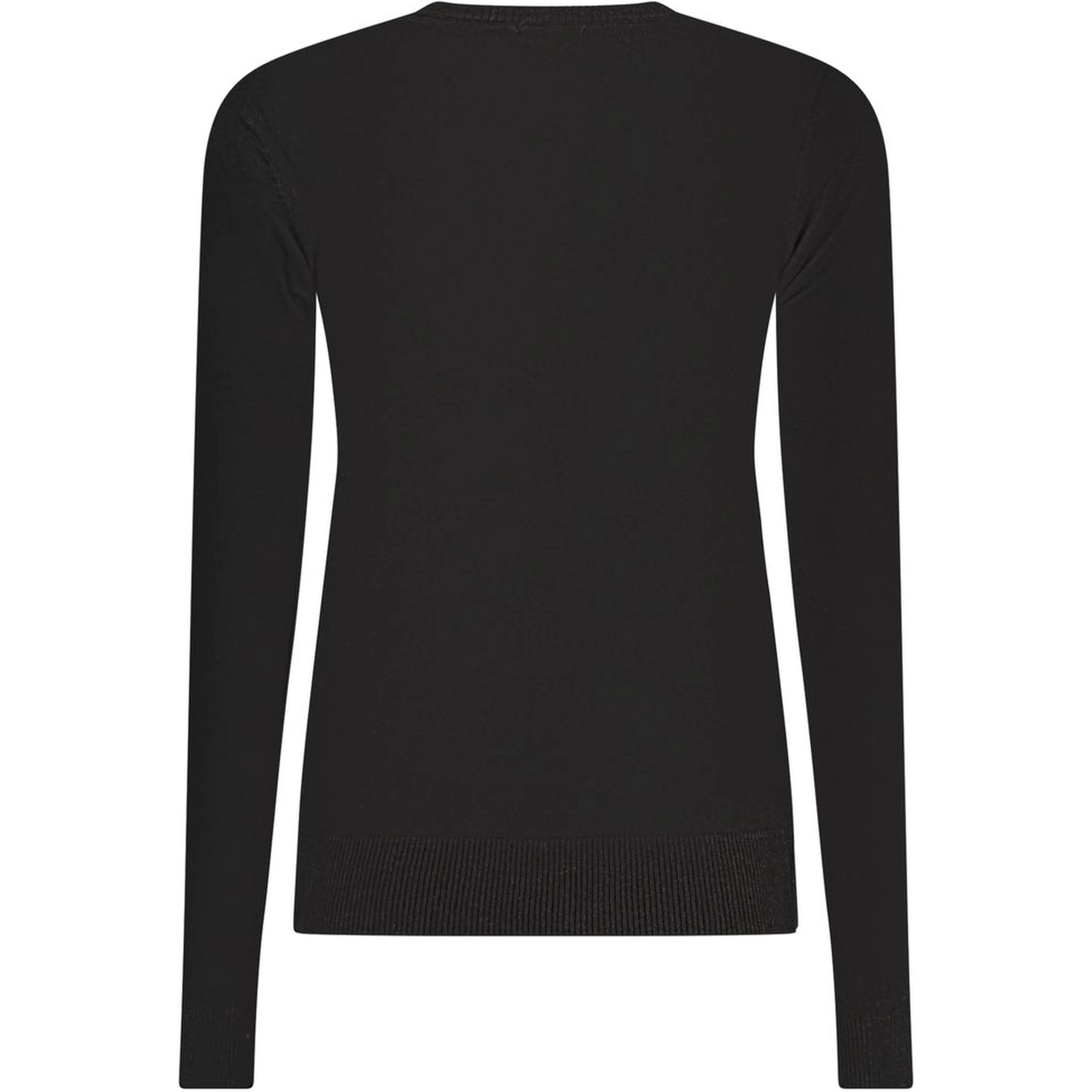 Black Viscose Women Sweater