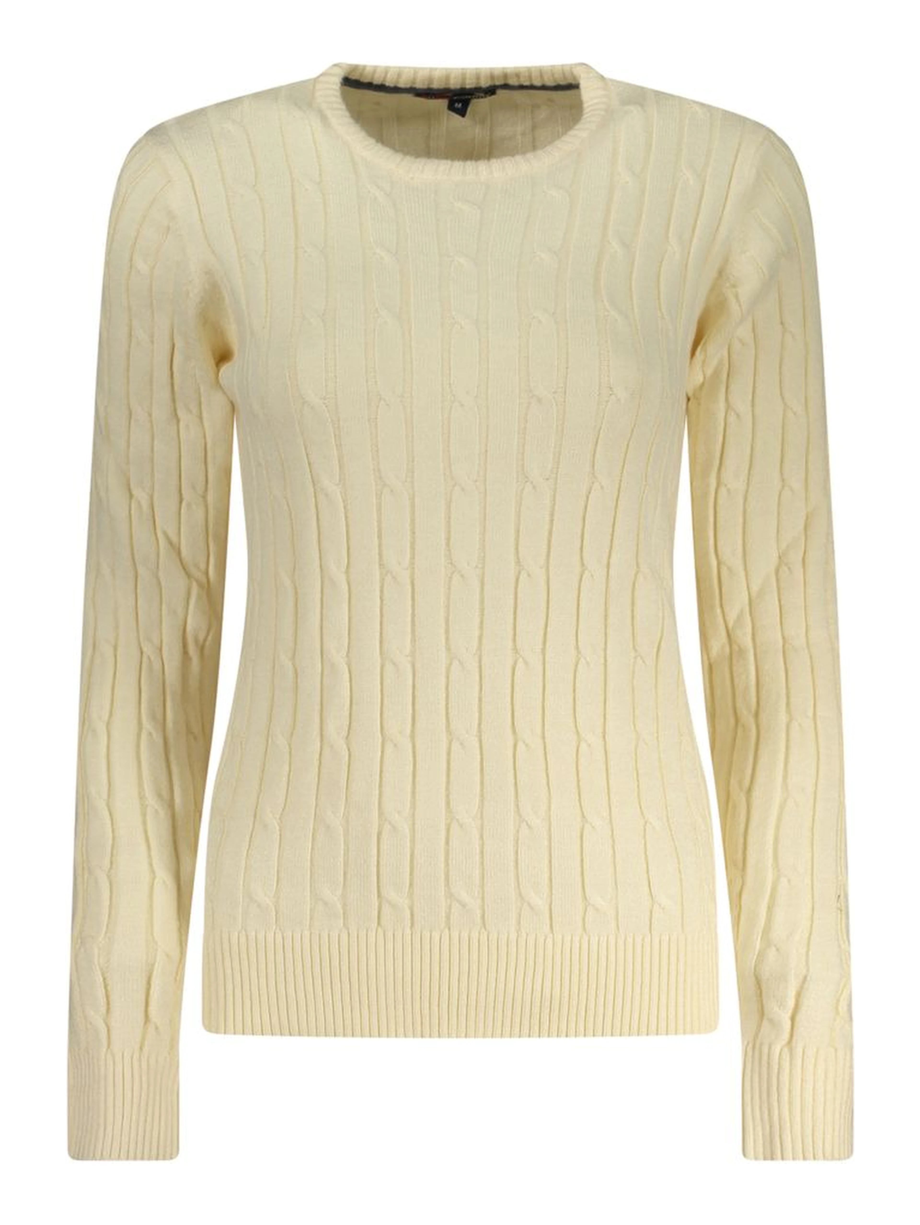 Bianco Viscosa Donna Maglia