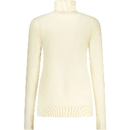 Bianco Viscosa Donna Maglia