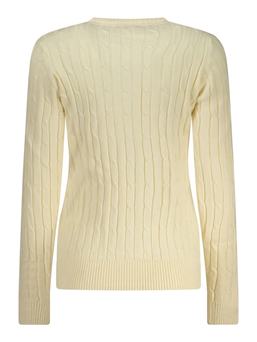 Bianco Viscosa Donna Maglia