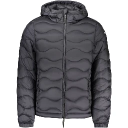 Black Poliammide Men's Jacket