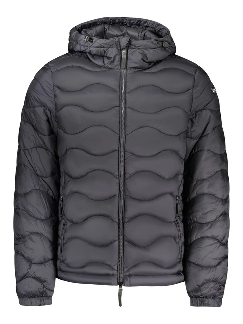 Black Poliammide Men's Jacket