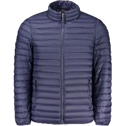 Blu Poliammide Men's Jacket