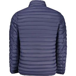 Blu Poliammide Men's Jacket