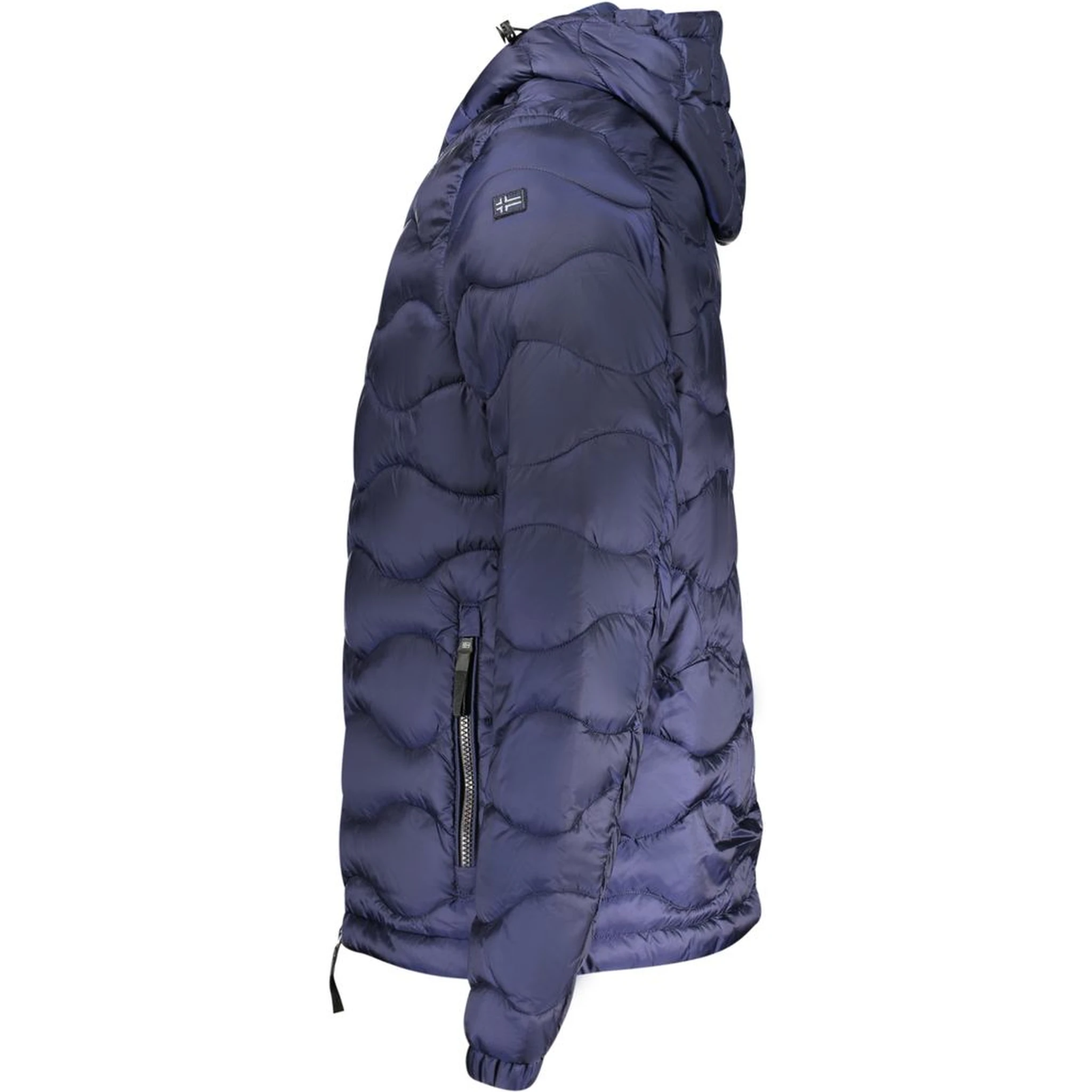 Blue Polyamide Men's Jacket
