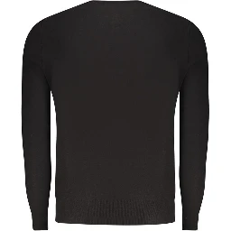 Nero Viscosa Uomo Maglia