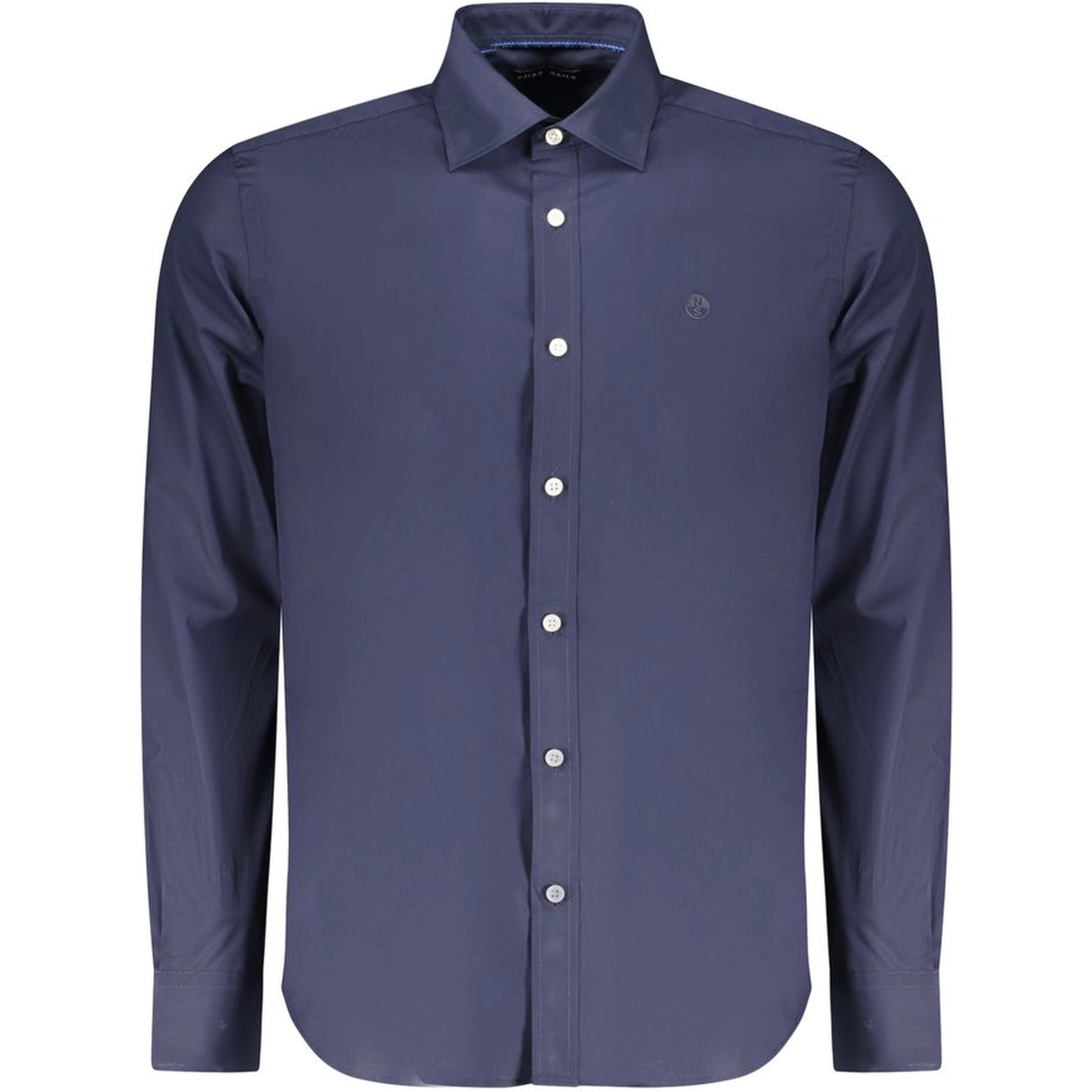 Blu Cotton Mens Shirt