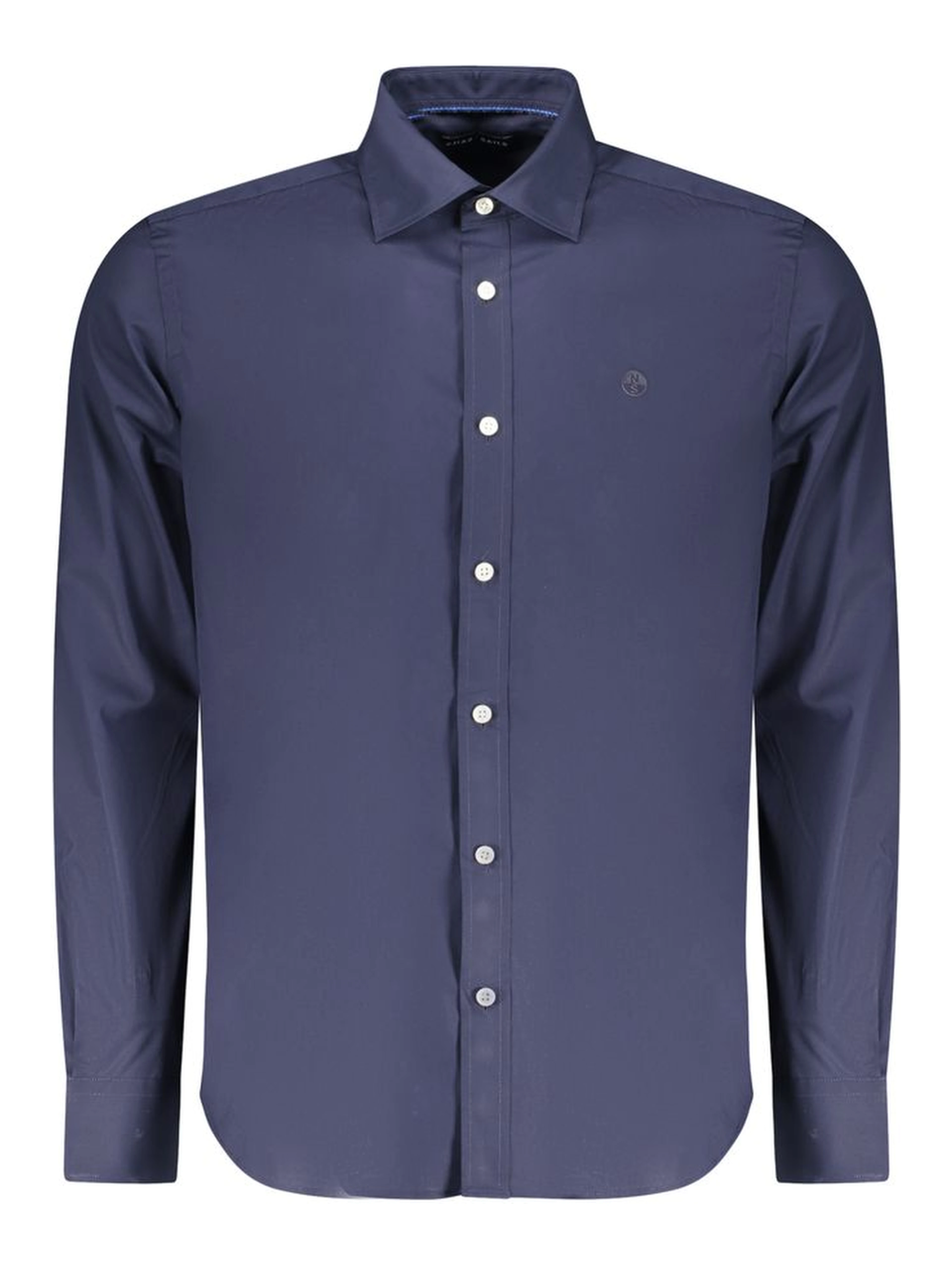 Blu Cotton Mens Shirt