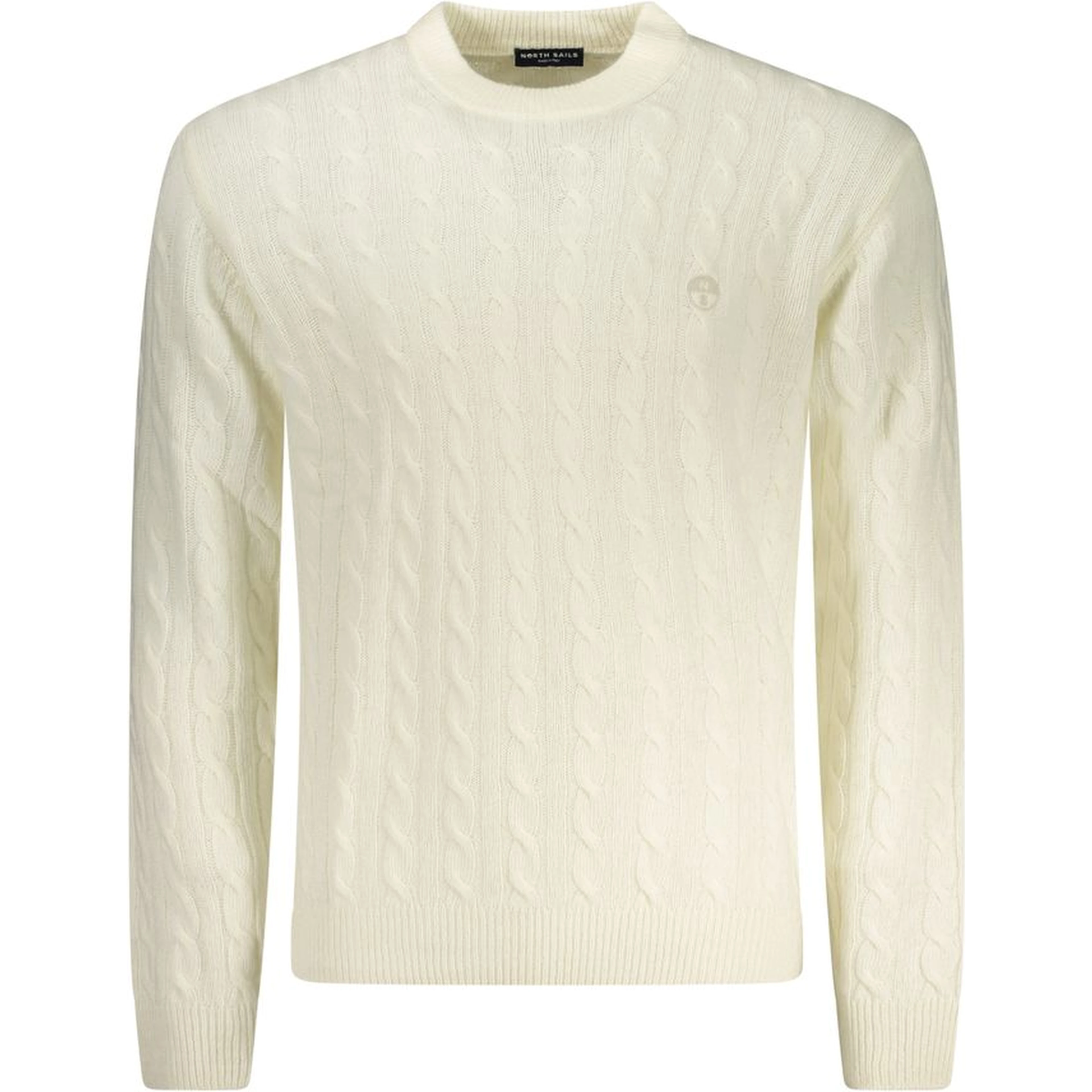 Bianco Poliammide Mens Sweater