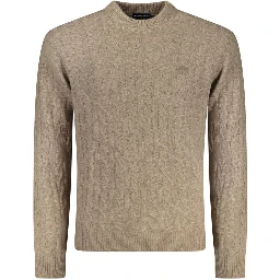 Marrone Poliammide Men Sweater