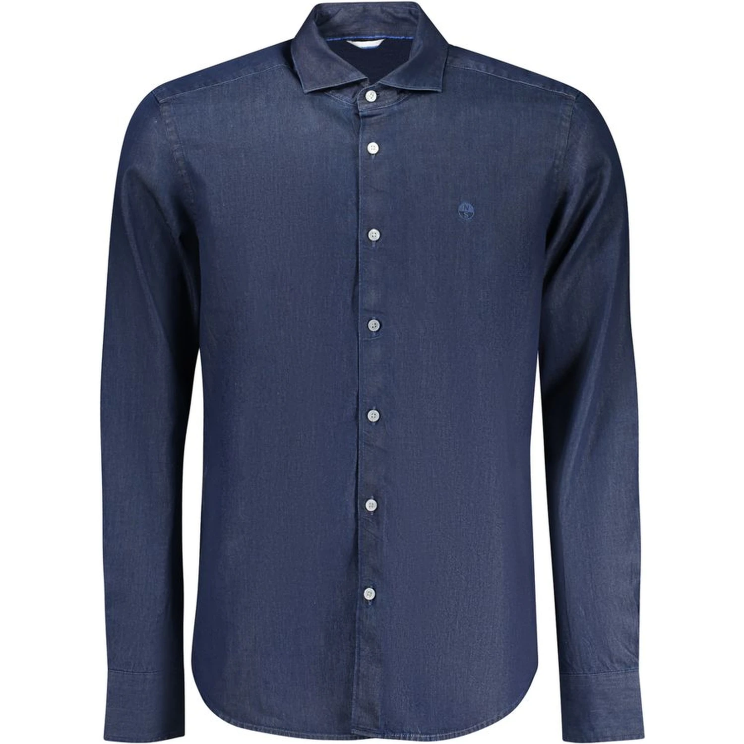 Blue Cotton Men's Shirt